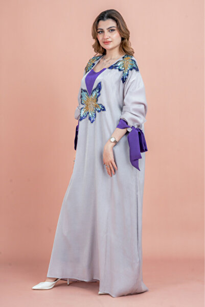 IKKXA Crystal Handwork Modern Jalabiya