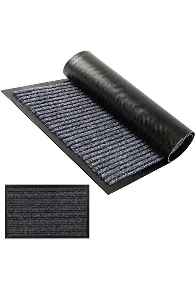 Dali Anti-slip Entrance Mat - Dali, 90x150cm, PVC and Polyester, Black