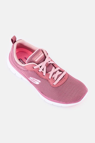 SKECHERS Women Flex Appeal Lace Up Running Shoes, Muave