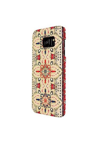 Dali Protective Case Compatible with Samsung Galaxy S7 Edge, Pamukkale, Vintage Model, Textile, Multicolo