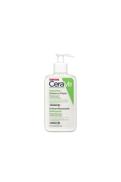 CeraVe Hydrating Cream-to-Foam Cleanser 236ml