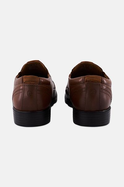 CLARKS حذاء رسمي رجالي من Clarkslite Ave سهل الارتداء، لون بني