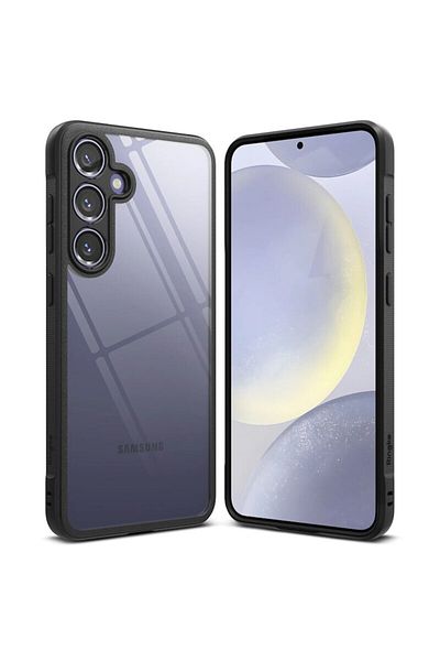 Dali Protective case compatible with Samsung Galaxy S24 Plus, Fusion Bold, reinforced black edges, TPU, T