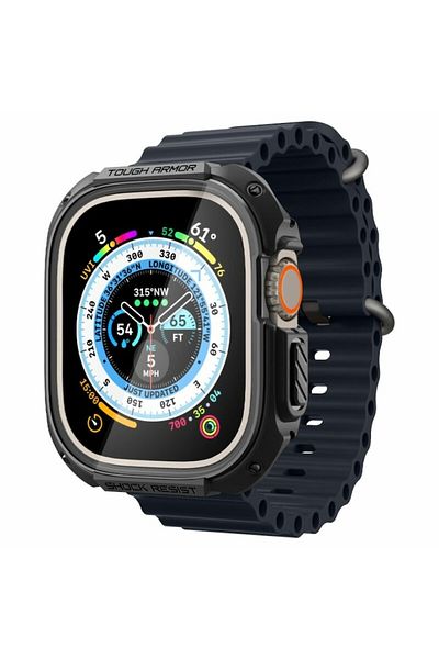 Dali Protective case for Apple Watch Ultra/Ultra 2, Tough Armor, silicone, Transparent