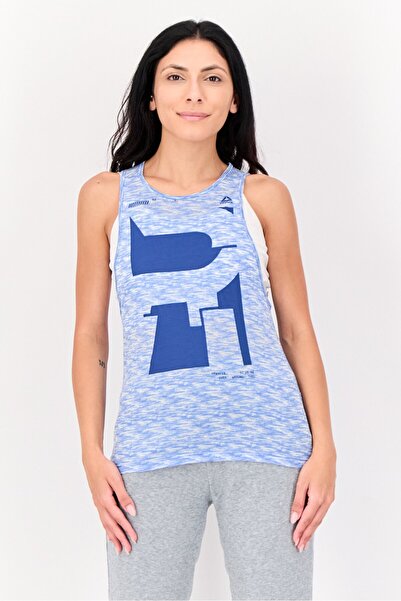 Reebok بلوزة رياضية بدون أكمام للجري للنساء، متعددة الألوان