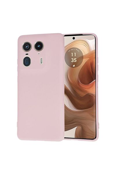 Dali Protective Case Compatible with Motorola Edge 50 Ultra, SoftFlex, Silicone, Pink