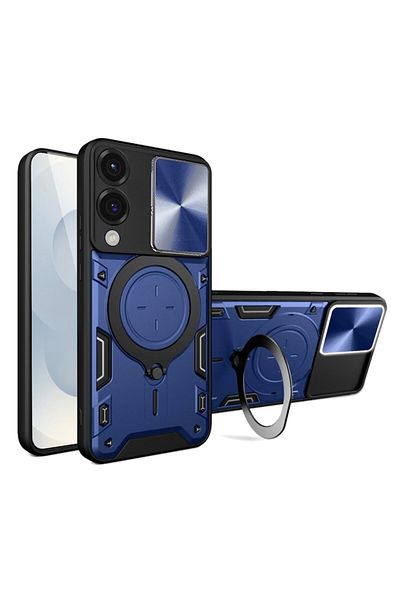 Dali Husă de protecție CamGuard Pro pentru Samsung Galaxy S25 Edge, albastră
