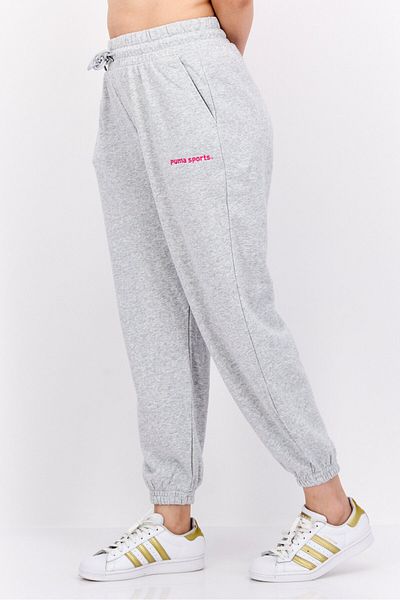 Puma Women Sportswear Fit Drawstring Outdoor Pants, Grey