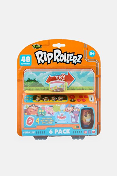 Zing مجموعة من 6 قطع من لعبة ريب رولرتز فليب