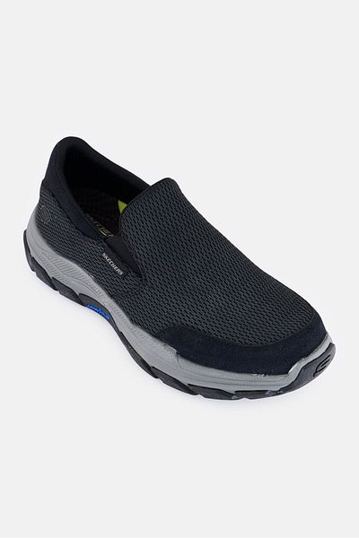 SKECHERS Men Respected Gillmer Slip On Outdoor Shoes, Black