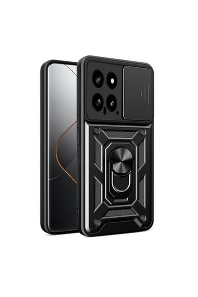 Dali Protective Case Compatible with Xiaomi 14, CamShield, Magnetic Ring, Reinforced Edges, Camera Protec