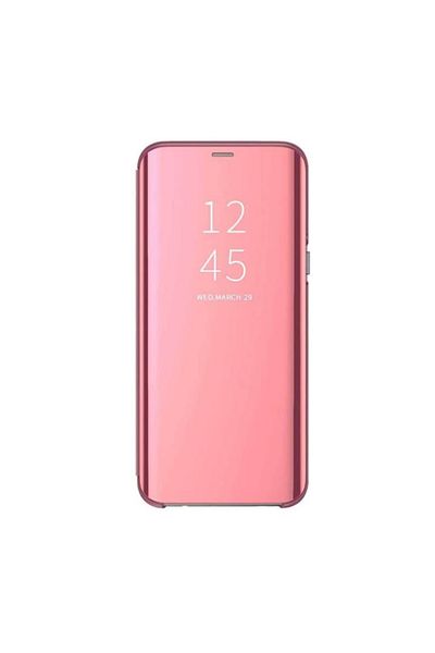 Dali Protective Flip Cover Compatible with Samsung Galaxy S23 Ultra, Clear View, Rose Gold
