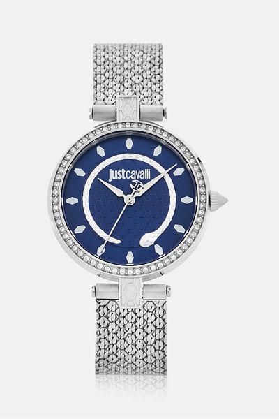 Just Cavalli Women JC1L240M0015 Stainless Steel Quartz Watch 32mm, Silver