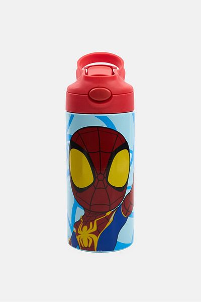 Marvel Spidey Double Wall Insulated Water Bottle 450 ml, Multicolor