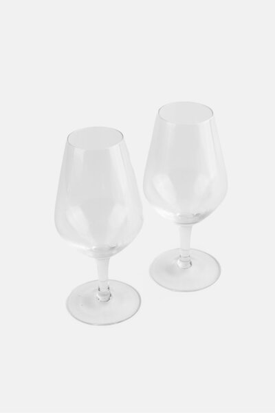 Fissman 2 Pcs Cognac Glasses Set 390 ml, Transparent