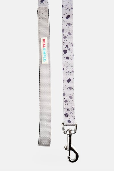 Real Simple Dog Leash With Neoprene Padded Handle, Grey
