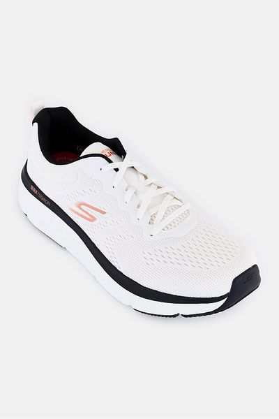 SKECHERS حذاء جري دلتا سبيد أب برباط للرجال، لون أبيض