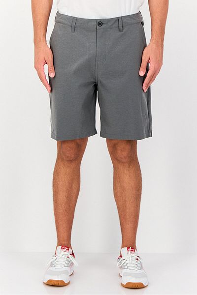 Quiksilver شورت تدريب رياضي للرجال، رمادي