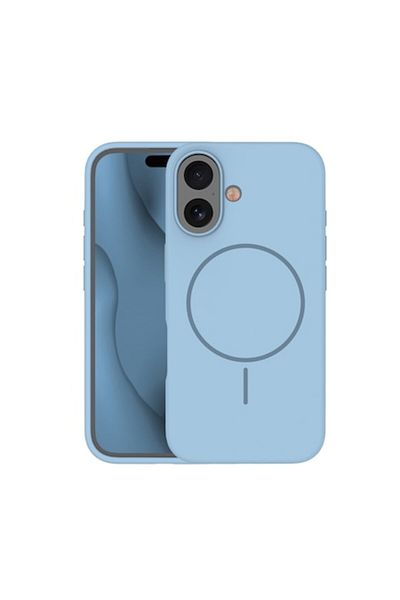 Dali Thin Mag Case for iPhone 16 Plus, TPU, MagSafe, Blue
