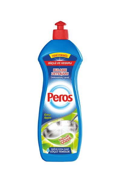 Peros بيروس منظف صحون سائل - تفاح 486 مل