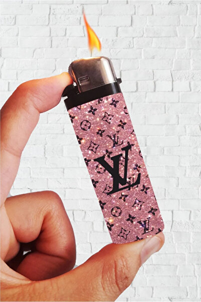 SARANG Çakmak - Pink LVV Kaplamalı Klasik Gazlı Doldurulur Çakmak