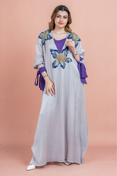 IKKXA Crystal Handwork Modern Jalabiya