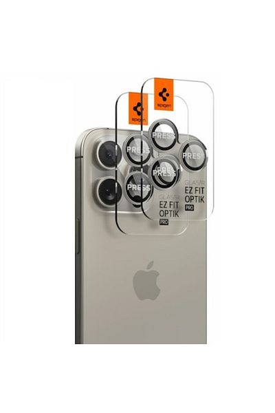 Dali Camera Protection Film for Apple iPhone 14 Pro/14 Pro Max/15 Pro/15 Pro Max, Glas.tr EZ Fit, Set of