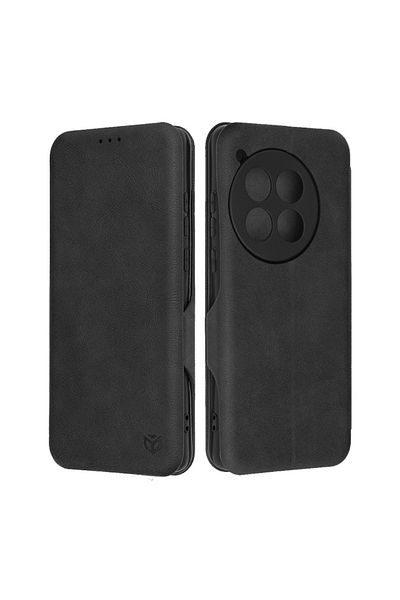 Dali Flip Cover Protective Case Compatible with OnePlus 12, Safe Wallet Plus, -Leather, Black