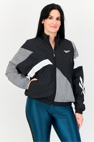 Reebok جاكيت رياضي رجالي للجري، متعدد الألوان