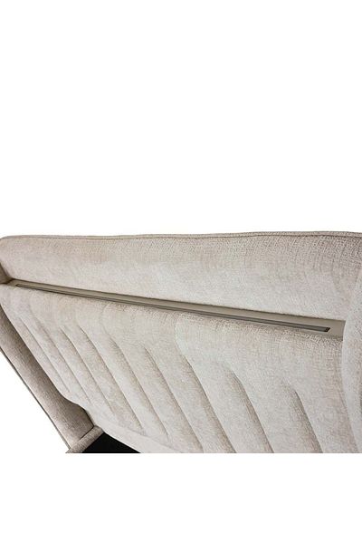 Danube Home Santelmo 150x200 Queen Bed with LED lights - Beige L225.5xW182xH126cm