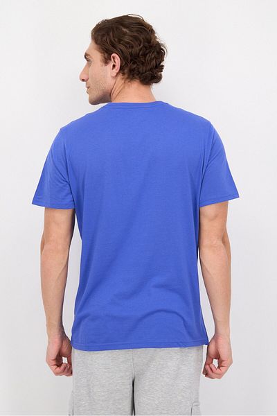 Puma Men Sportswear Fit Short Sleeve Training T-Shirts, Blue Combo