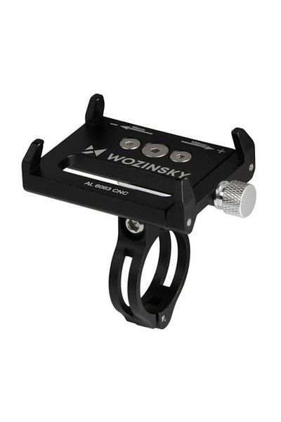 dalip Suport telefon pentru ghidon de bicicletă, reglabil 3,5-6,9 inci, clemă reglabilă 22,2-31,8 mm, negru
