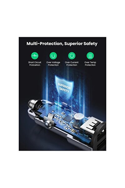 Dali Car Charger, 2xUSB A, 24W, 4.8A, ABS, Grey