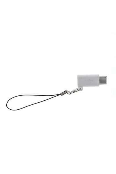 Dali Phone Adapter, Compatible Apple Female to USB Type-C with Anti-Loss Strap, White