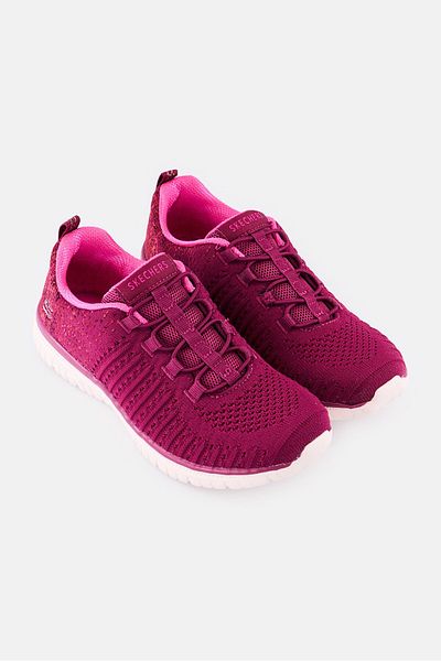 SKECHERS Women Virtue Slip On Outdoor Shoes, Magenta