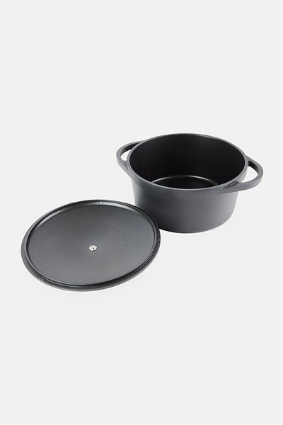 Catherine Malandrino Cast Aluminum Casserole With Non Stick Coating 24cm, Black