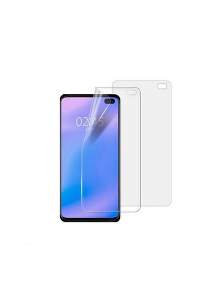 Dali Set 2 screen protectors compatible with Samsung Galaxy S10 Plus, Neo Flex, flexible, Transparent