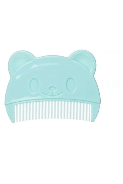 Dali Pieptene din silicon pentru bebeluși, model ursuleț, 6x8cm, verde mentă