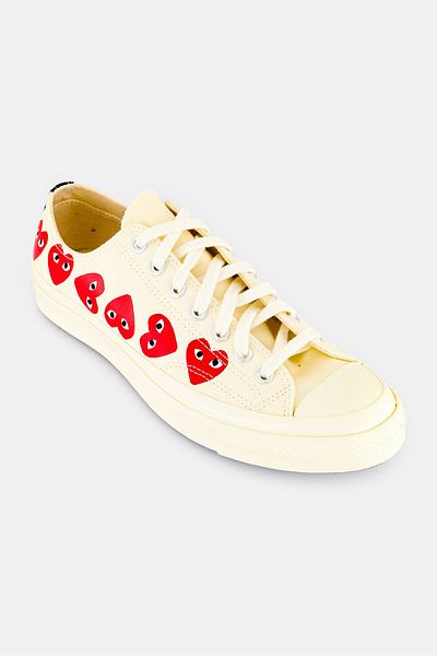converse Men Textured Lace Up Shoes, Beige