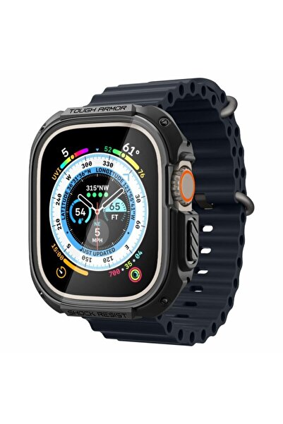 Dali Husă de protecție pentru Apple Watch Ultra/Ultra 2, Tough Armor, silicon, transparentă