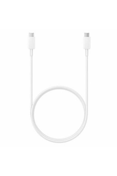 Samsung Charging and Data Transfer Cable, USB Type-C to USB Type-C, 5A, Fast Charge, 1m, White