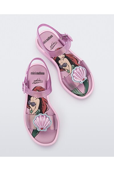 shop Mini Melissa Mar Sandal Sandaleti Disney Princess Pembe