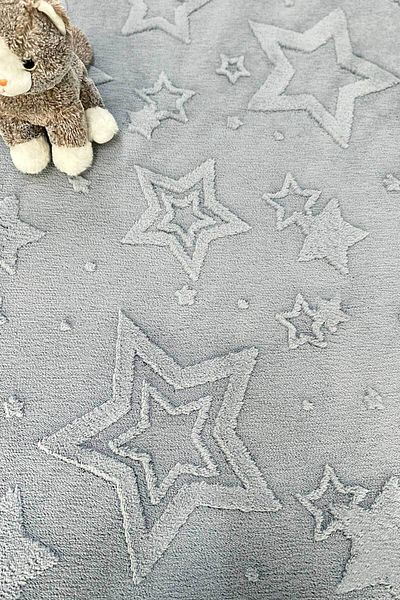 Decomia Home Stary Premium Plush Soft Shaggy Rug Non-Slip Backing Self-Patterned Rug for Children Kids Room