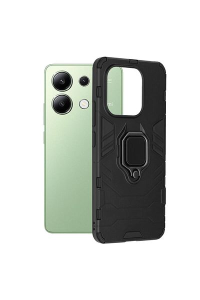 Dali Protective Case Compatible with Xiaomi Redmi Note 13 4G, Silicone Shield, Magnetic Ring, Reinforced