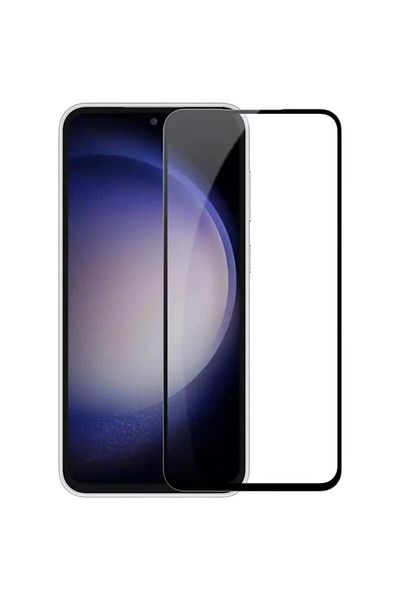 Dali Screen Protector Compatible with Samsung Galaxy S23 FE, CP+Pro, Tempered Glass, Black-Transparent