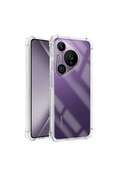 Dali Husă de protecție antișoc pentru Huawei Pura 70 Pro, colțuri întărite, silicon transparent, transparentă
