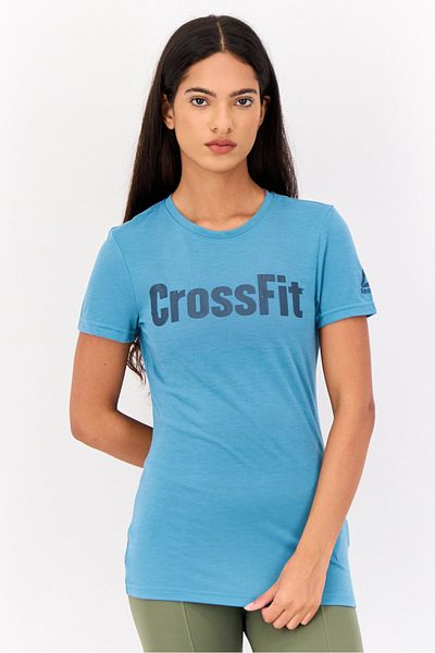 Reebok Women Crossfit Short Sleeves Training Top, Teal