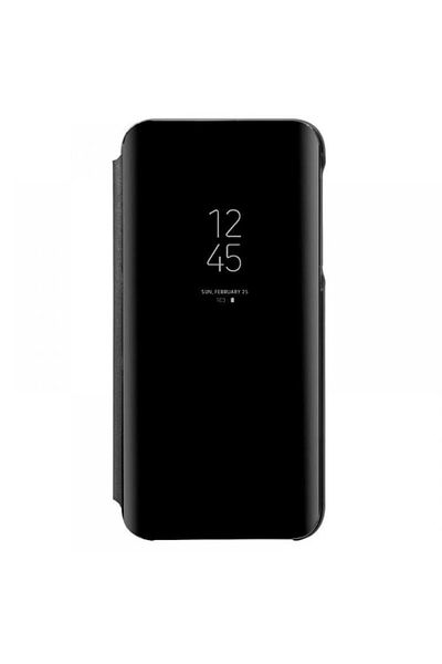Dali Protective Flip Cover Compatible with Samsung Galaxy A11, Clear View, Interactive, Black