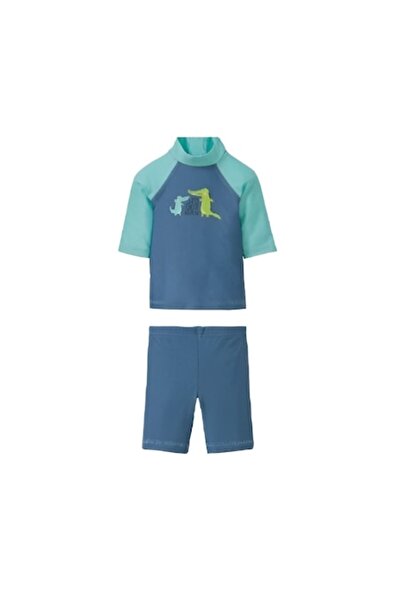 Dali Set costum de baie pentru băieți, model Dino, 2 piese, mărimea 62/68, UV...