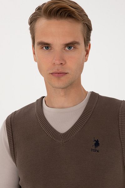 U.S. Polo Assn. Men's Mink Sweater 50316843-Vr052